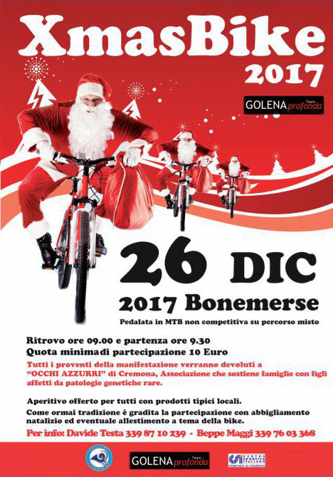 26 dicembre: XmasBike 2017